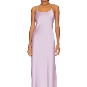 Elegant Lavender Slip Dress